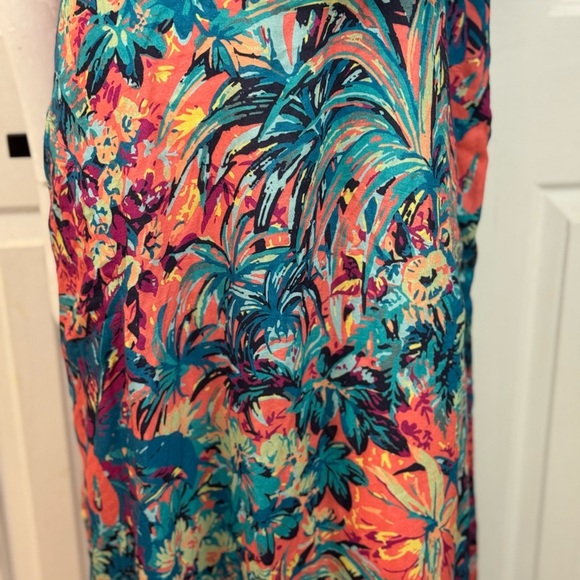 Soft Surroundings Vibrant Floral Coverup - Picture 3 of 17